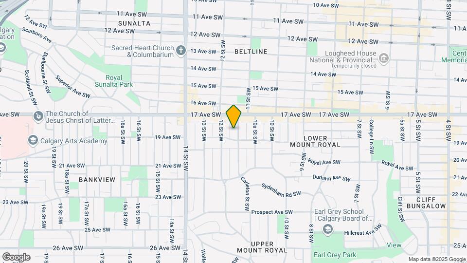 1725 11th St SW Map and Location Details