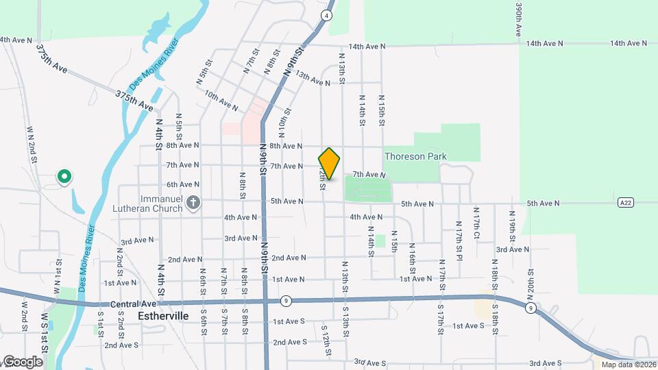 512 N 12th St Map and Location Details