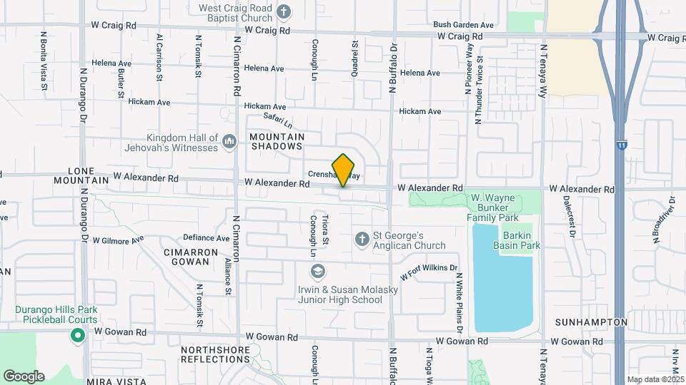 3964 N Moon Tango St Mapa y Detalles de la Ubicación