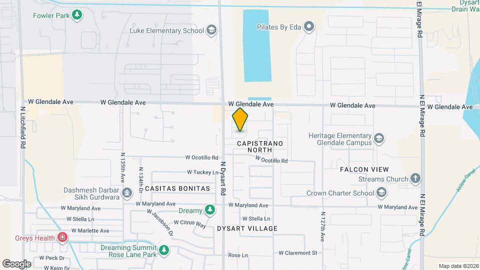 13014 W Lamar Rd Map and Location Details