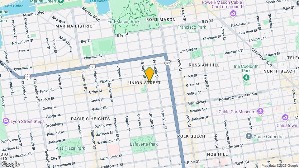 1683 Union St, Unit 1683 Map and Location Details