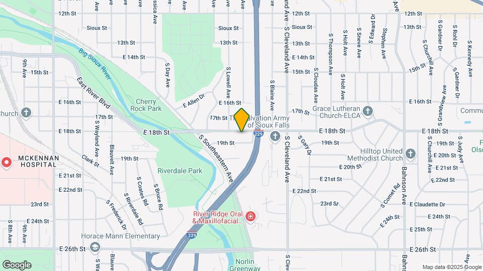 2413 E 18th St Map and Location Details