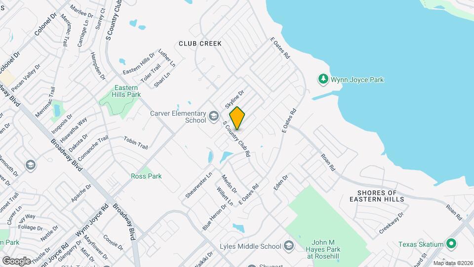 1502 Shadow Brook Trail Map and Location Details