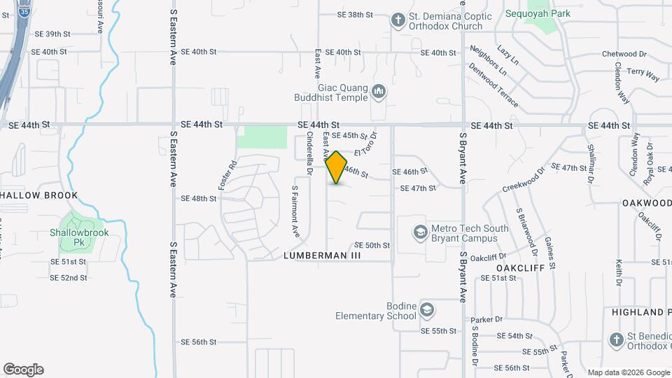 2508 SE 47th St Map and Location Details