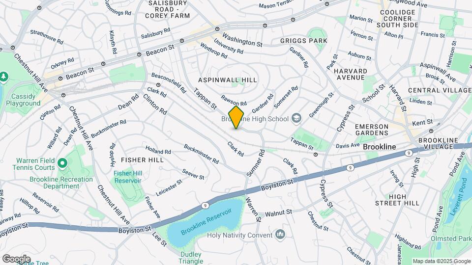 176 Tappan St Map and Location Details