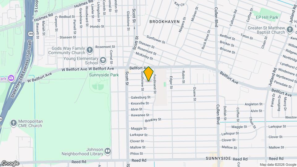 4219 Aledo St Map and Location Details