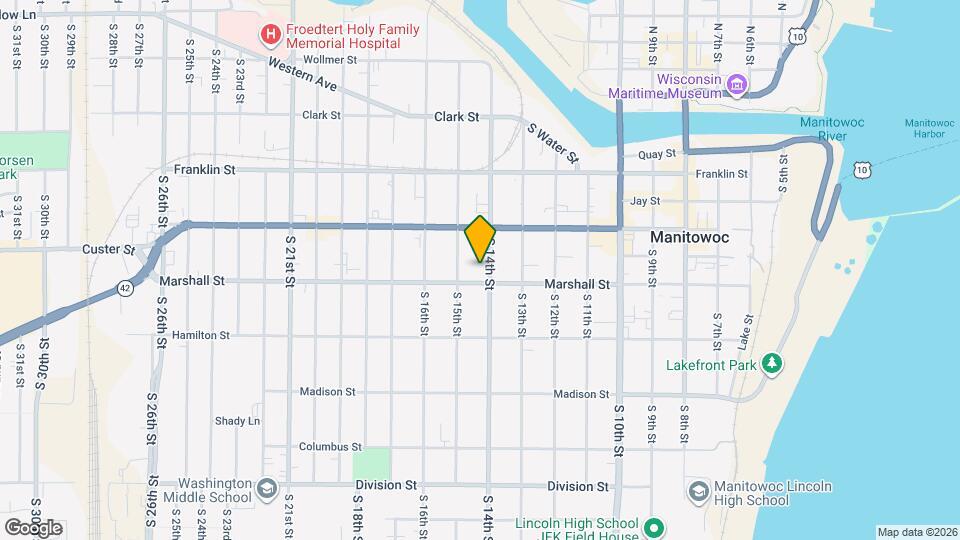 1028 S 14th St Map and Location Details