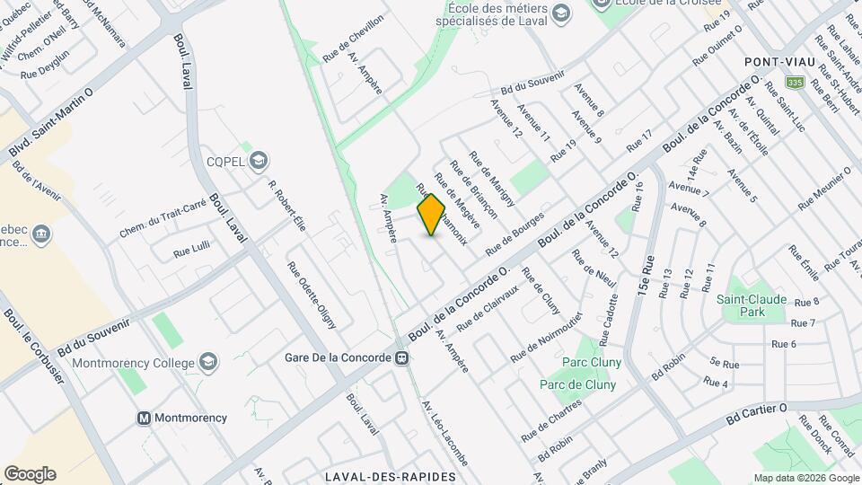 610 De Roanne Rue Map and Location Details