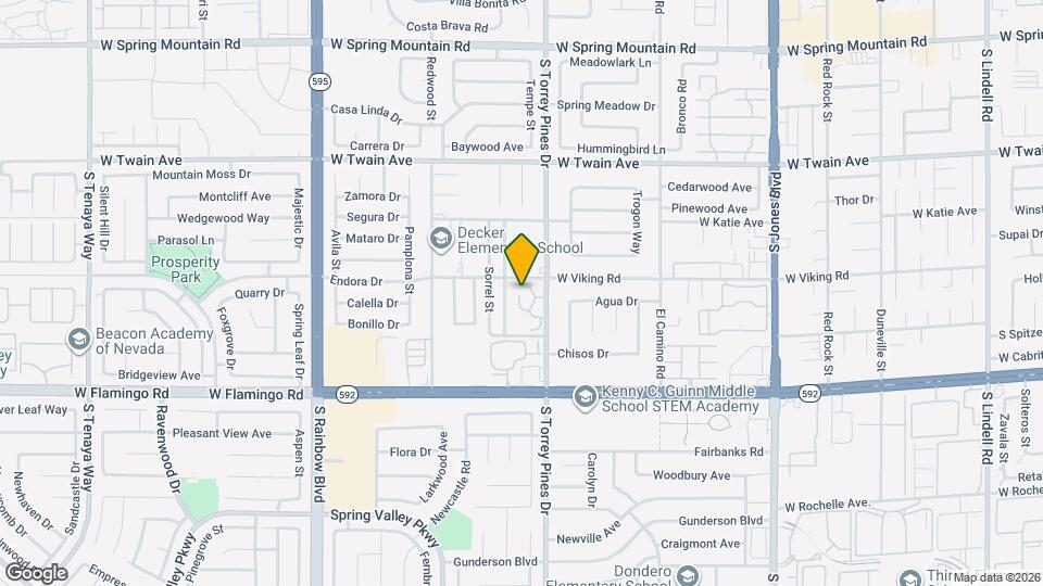 3929 S Torrey Pines Dr Map and Location Details