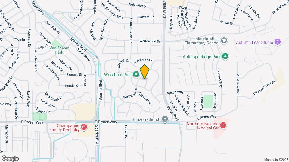 1965 Woodtrail Dr Map and Location Details
