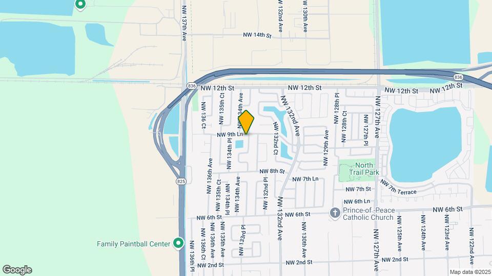 942 NW 133rd Ct, Unit 1 Map and Location Details