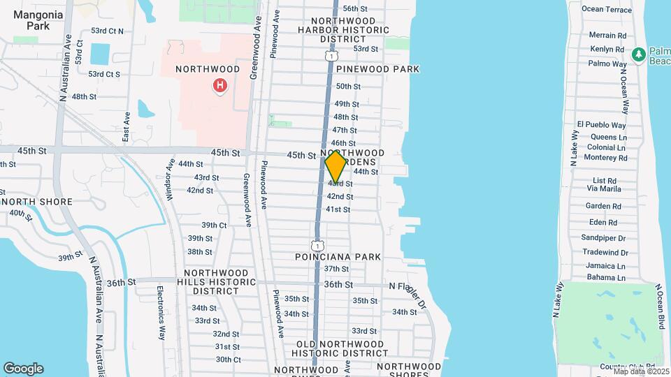 522-524 43rd St Map and Location Details