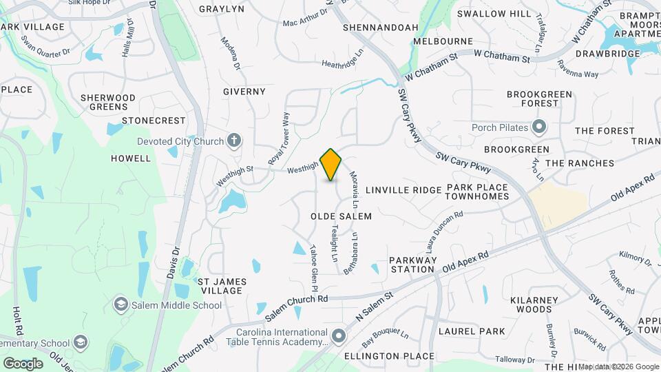 109 Kindred Way Map and Location Details