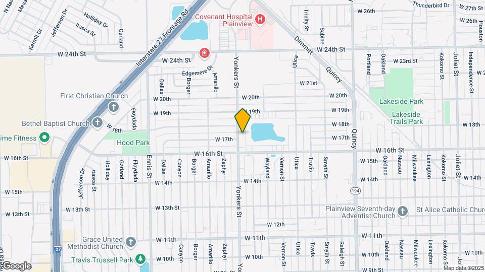 1702 Yonkers St-Unit -B Map and Location Details