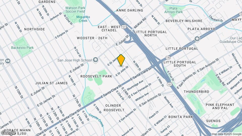 125 N 26th St Map and Location Details