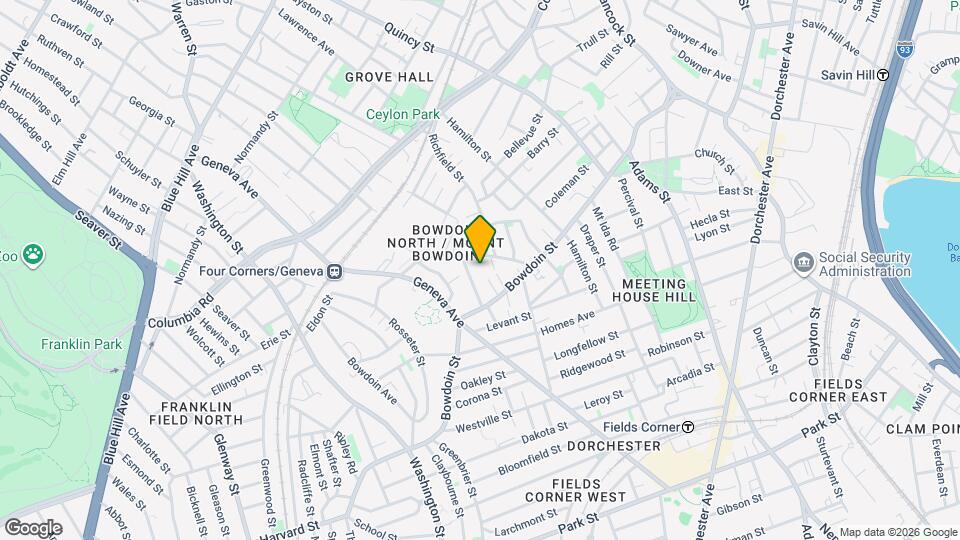 42R Olney St Map and Location Details