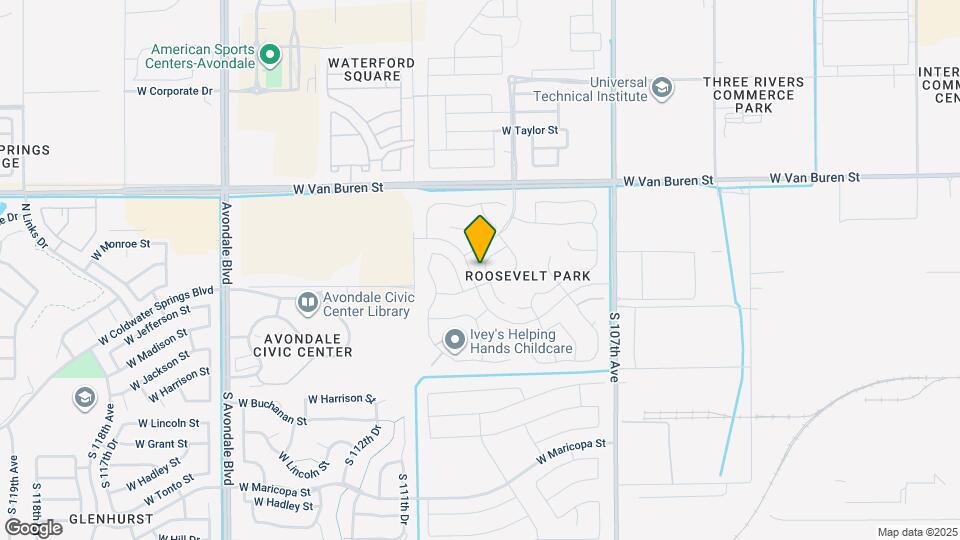 134 N 109th Dr Map and Location Details