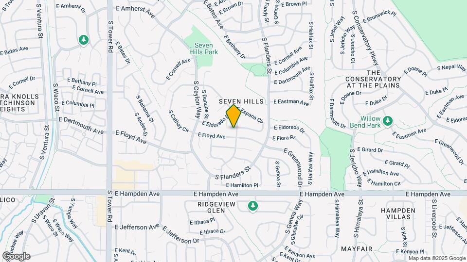 3287 S Ensenada Way Map and Location Details