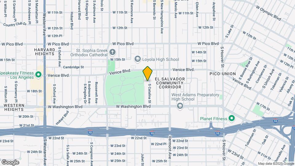 1659 - 1707 South Catalina Street Apartments Mapa y Detalles de la Ubicación