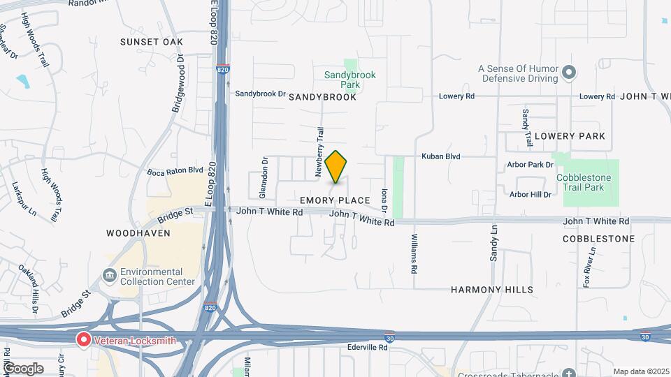 825 Coppin Dr Map and Location Details