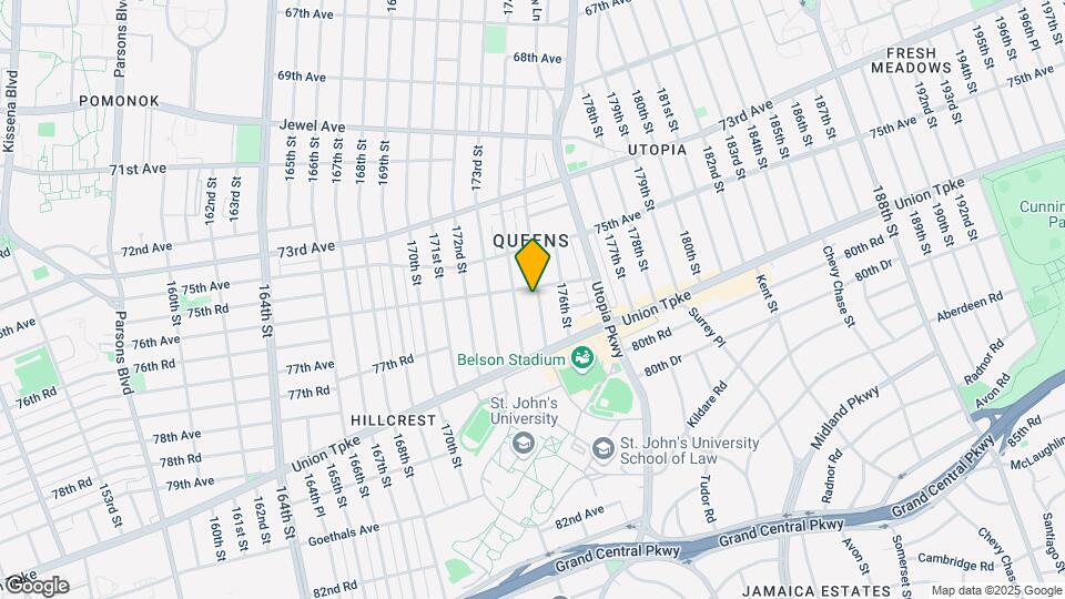 76-12 175th St Map and Location Details