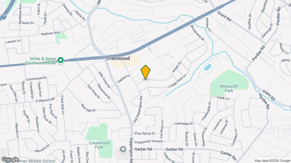 9518 Arban Dr Map and Location Details
