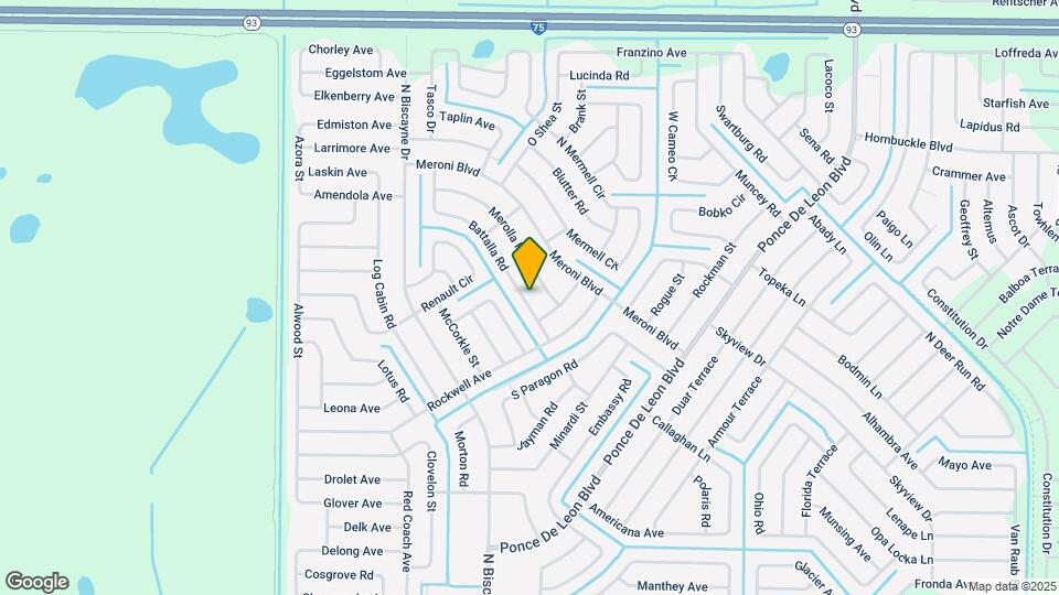 7452 Battalla Rd Map and Location Details
