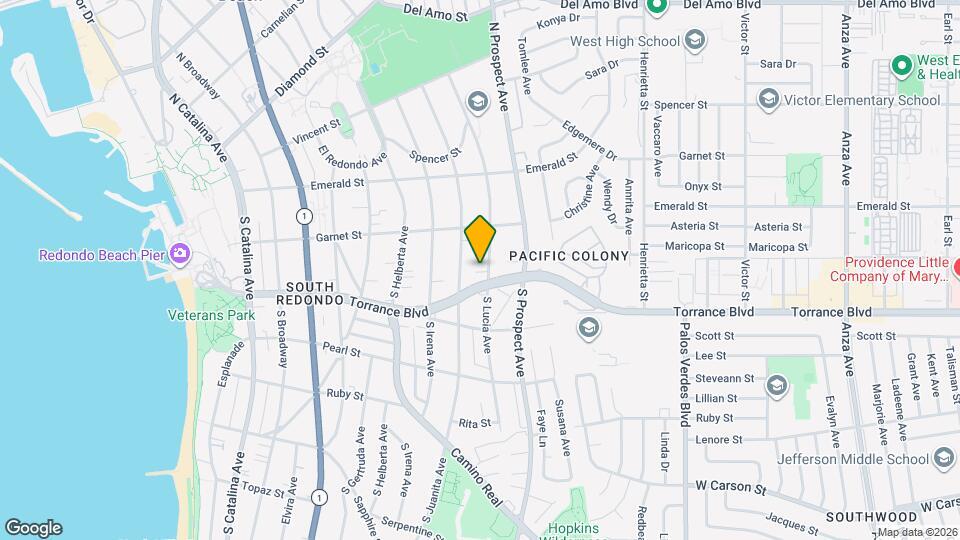 225 S Lucia Ave Map and Location Details