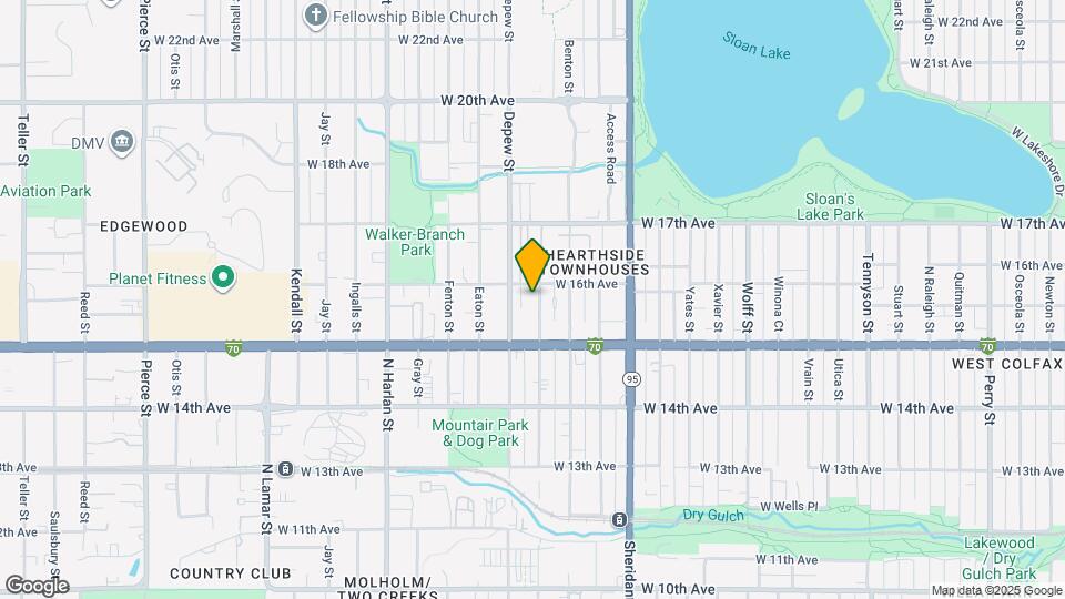 1577 Chase St Map and Location Details