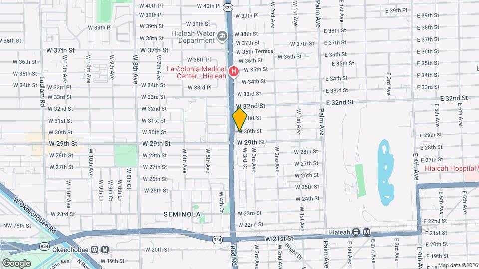 380 W 30th St Map and Location Details