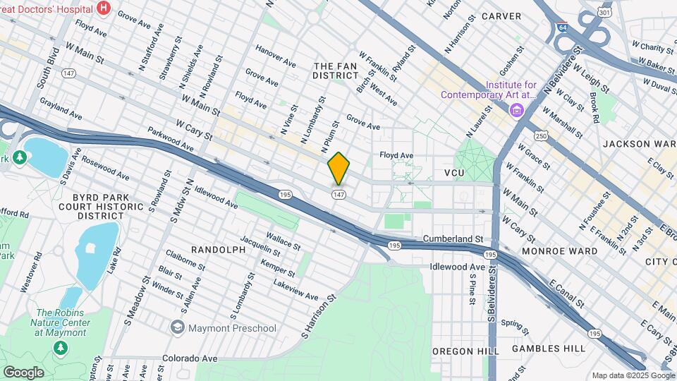 1320 W Cary St Map and Location Details
