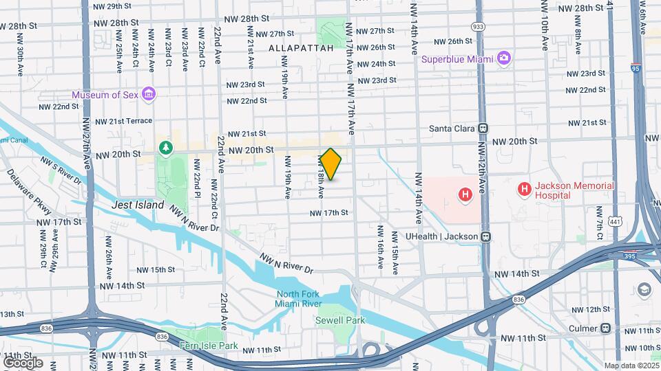 1791 NW 18th Ter Map and Location Details