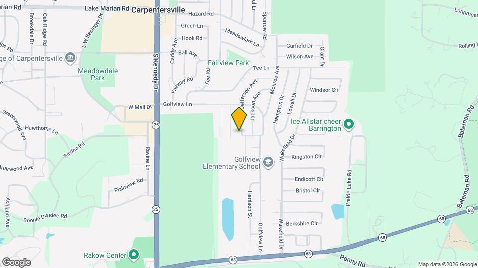 660 Jefferson Ave Map and Location Details