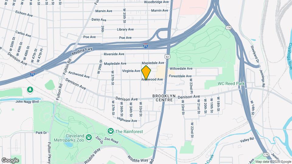 3107 Archwood Ave Map and Location Details