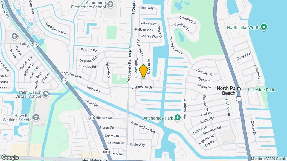 708 Westwind Dr Map and Location Details