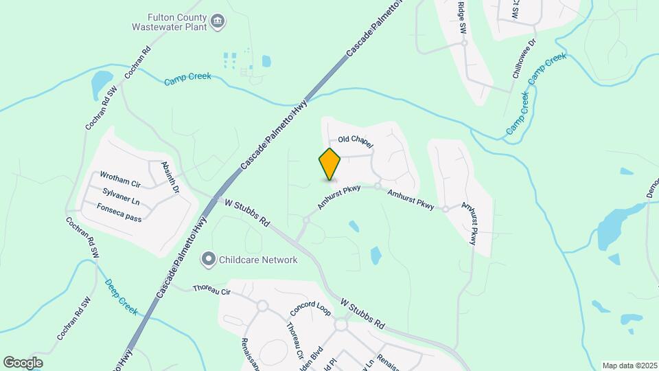 3105 Pebble Creek Ln Map and Location Details