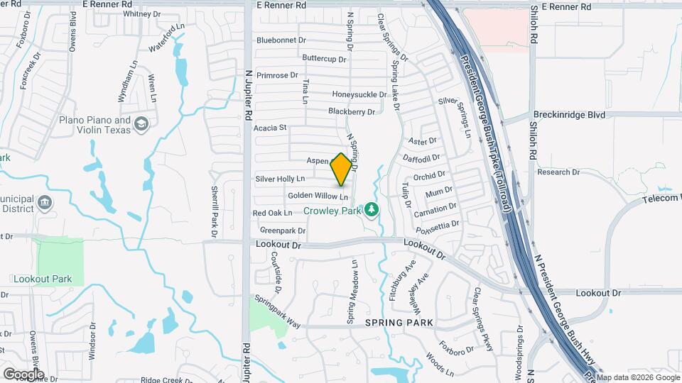 2413 Golden Willow Ln Map and Location Details