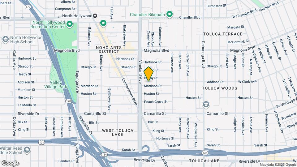 10929 Morrison St Map and Location Details