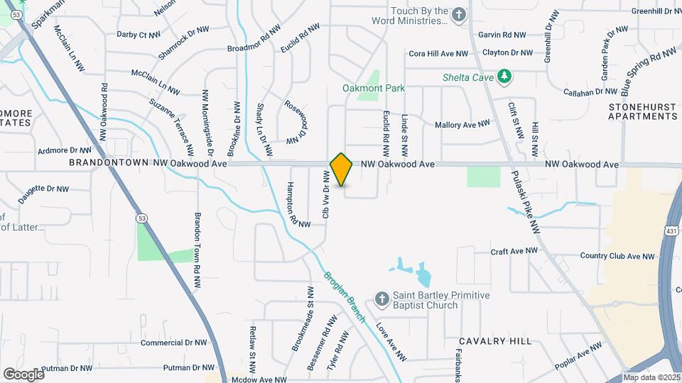 1729 Laverne Dr NW Map and Location Details