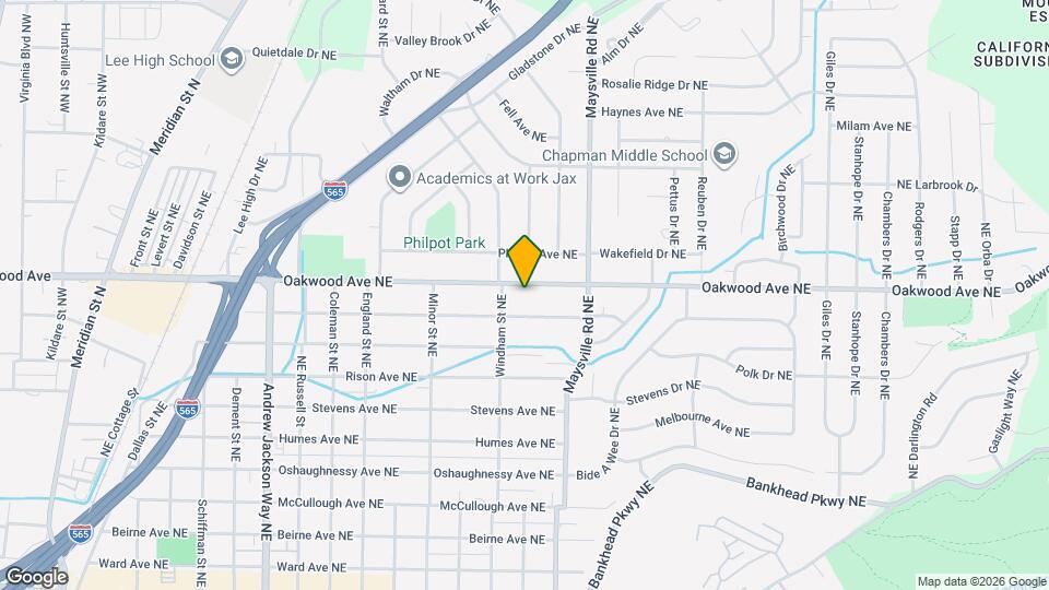 1506 Oakwood Ave NE Map and Location Details