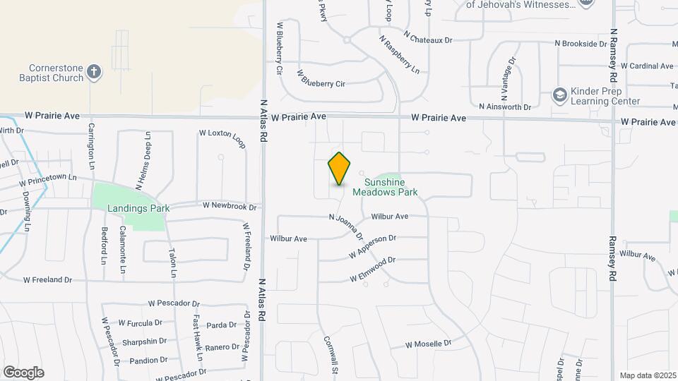 7763 N Hibiscus Ln Map and Location Details