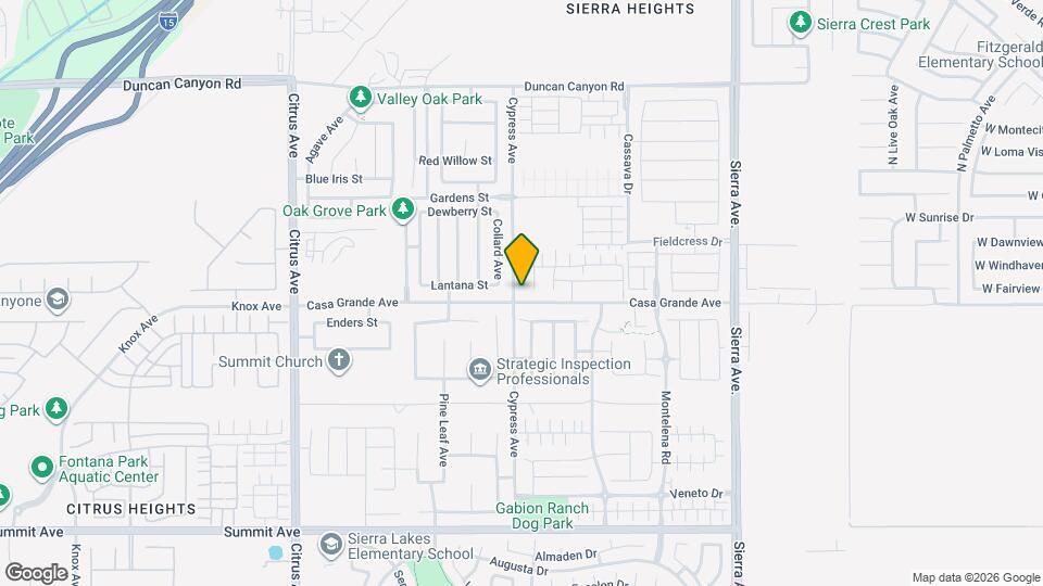 16502 Casa Grande Ave Map and Location Details