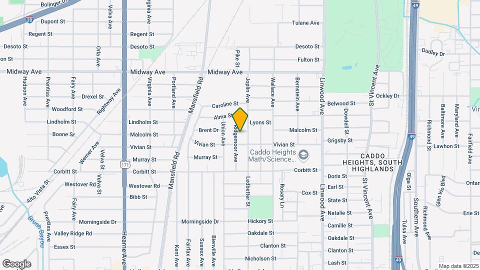 4031 Ridgemoor Ave Map and Location Details