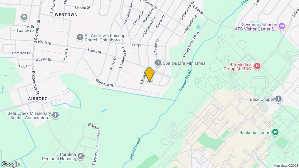 1307 S Taylor St Map and Location Details