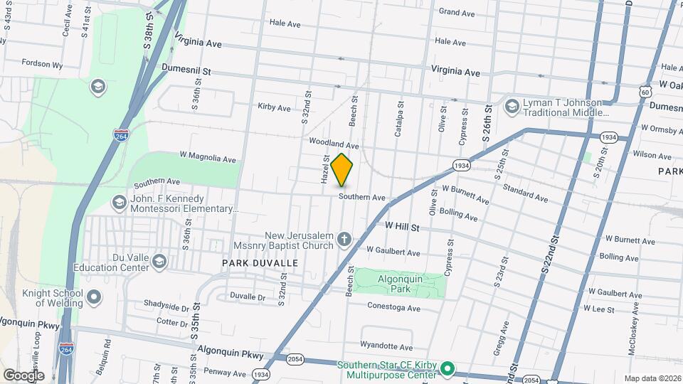 1458 Beech St Map and Location Details