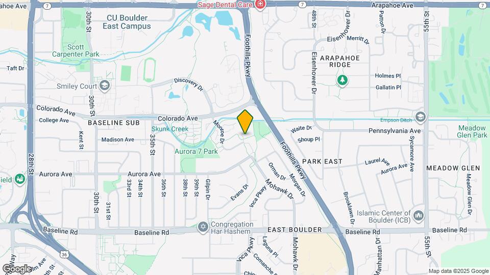 4299 Monroe Dr Map and Location Details