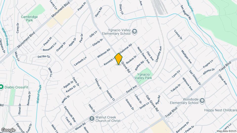 951 Pullman Ct Map and Location Details