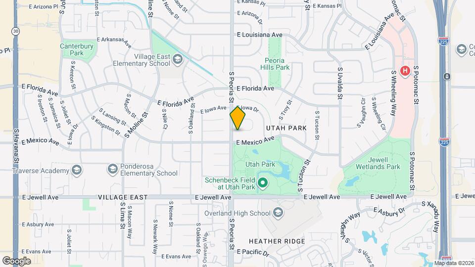 12124 E Oregon Dr Map and Location Details