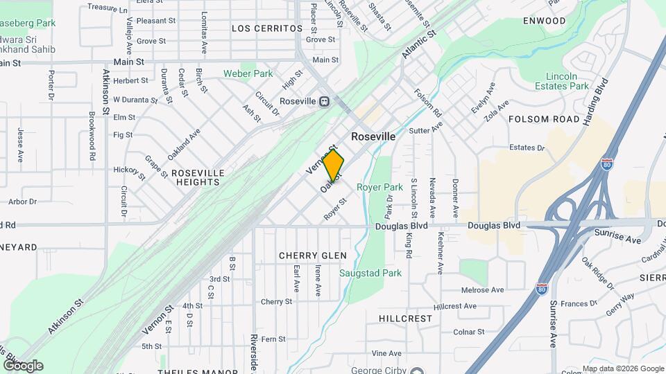 515 Oak St Map and Location Details