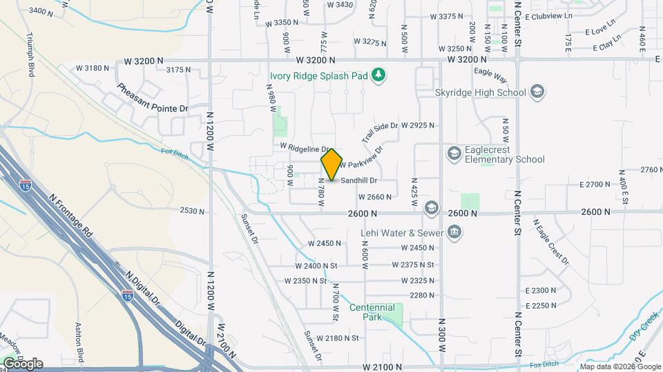 727 Sandhill Dr Map and Location Details